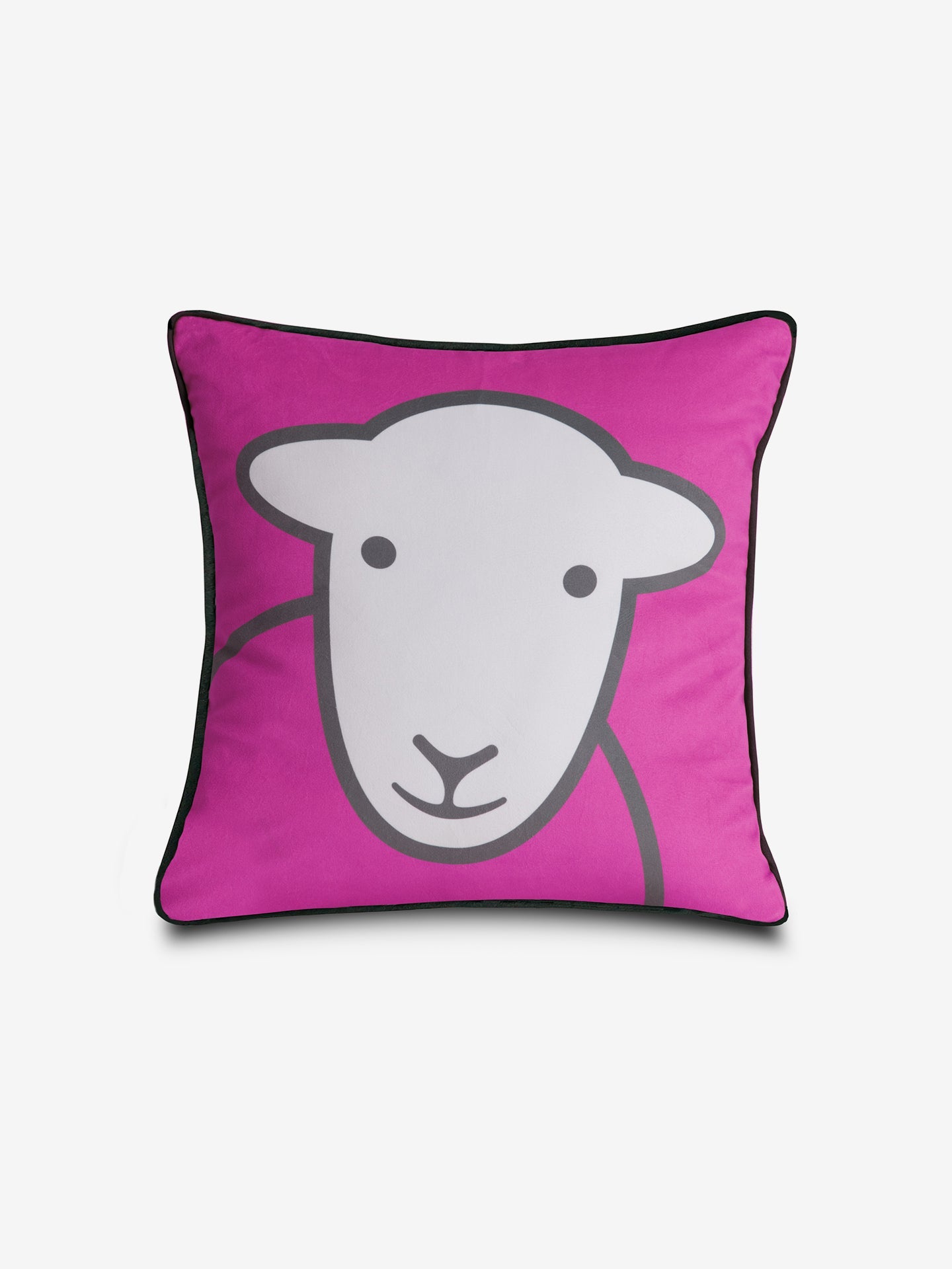 Hello Cushion Grey/Pink