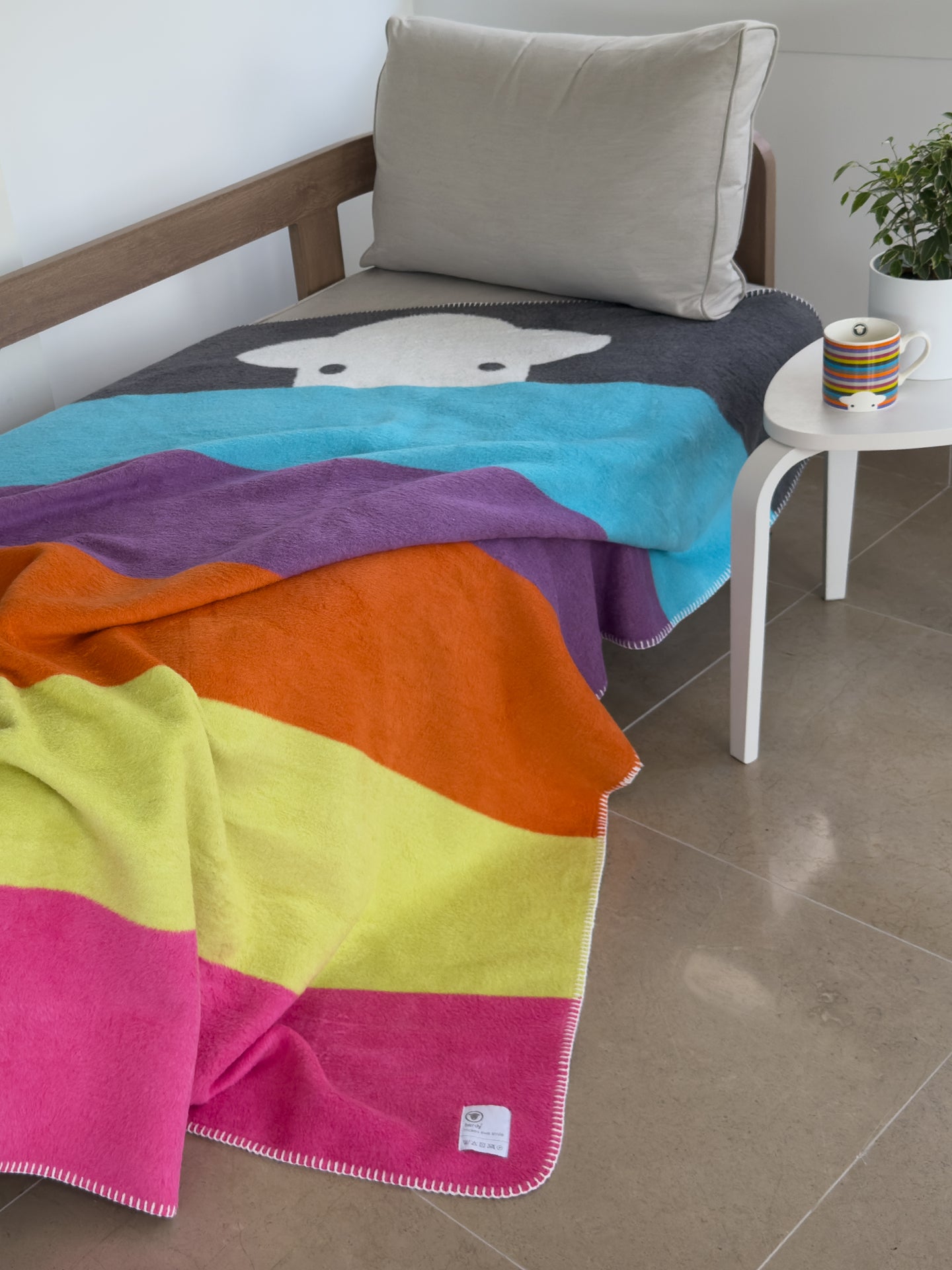 Peep Stripe Blanket